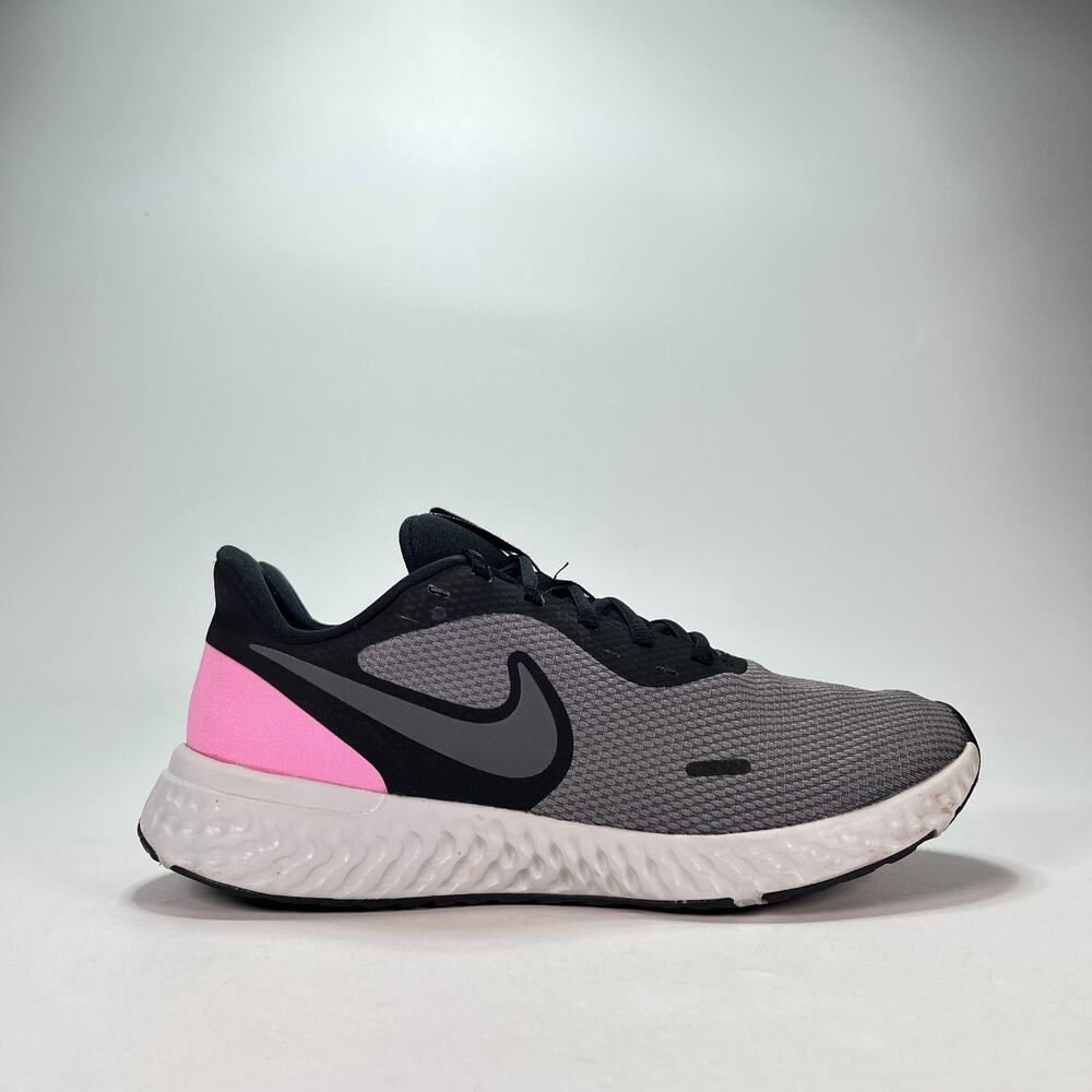 Nike Revolution 5 Psychic Pink Dark Grey Running Shoes BQ3207-004 Womens Size 11